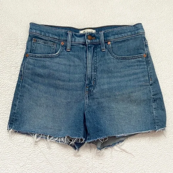Madewell High Rise Denim Shorts - Picture 2 of 14